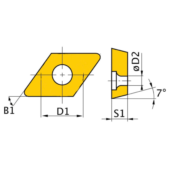 HM replacement inserts ISO DNMG150408