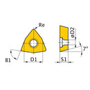 HM replacement inserts ISO WNMG060408-1