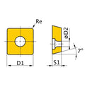 HM replacement inserts ISO SNMG150608-1