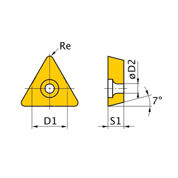 HM Replacement Inserts ISO TCMT090204