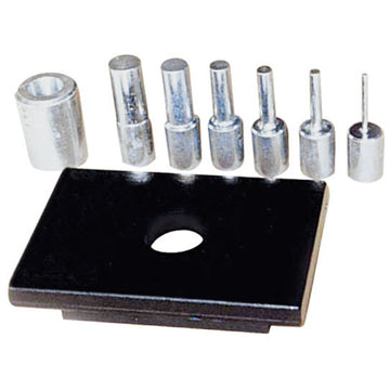 6-piece printing mandrel set with perforated plate WPP 20