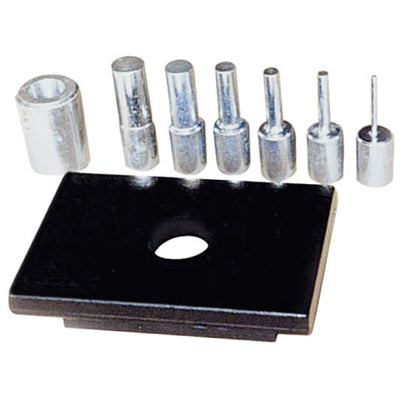 6-piece printing mandrel set with perforated plate WPP 30