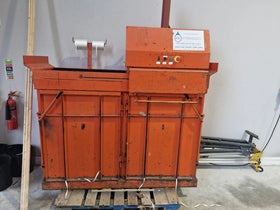 Used compact double chamber cardboard baler for sale in Ireland