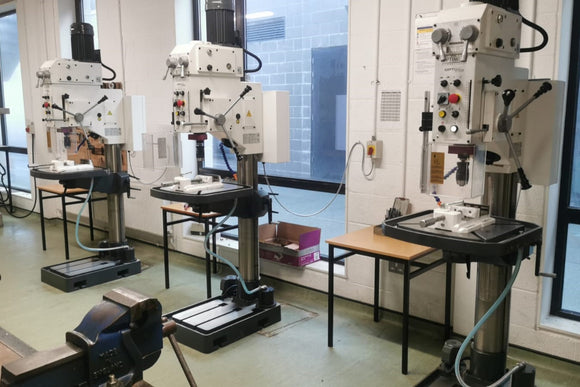 Recent machinery installation at a local university.