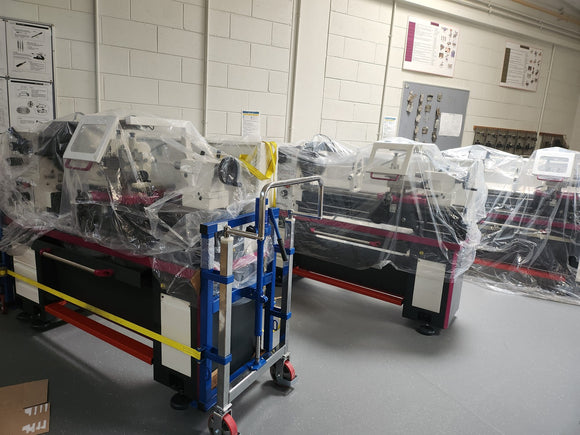 Recently completed lathe installations at two Irish schools:St. Attracta's Community School, Tubbercurry, Co. Sligo & Ballincollig Community School, Ballincollig, Co. Cork — 6 new units installed.