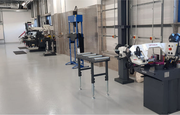 Complete maintenance workshop installation for a Multi-National company in Kildare.